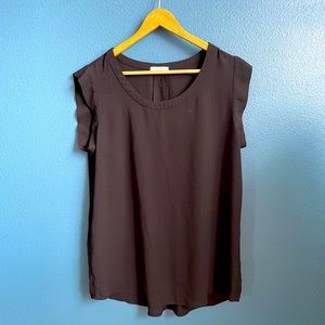 Cap Sleeve Blouse | Pleione